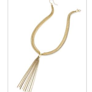 I.N.C. International Concepts Multi-Chain Tassel Long Lariat Necklace, 28" + 3"